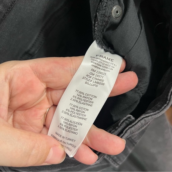 Frame Le Mini Boot High Rise Bootcut Jeans in Billups 34 - Picture 11 of 11